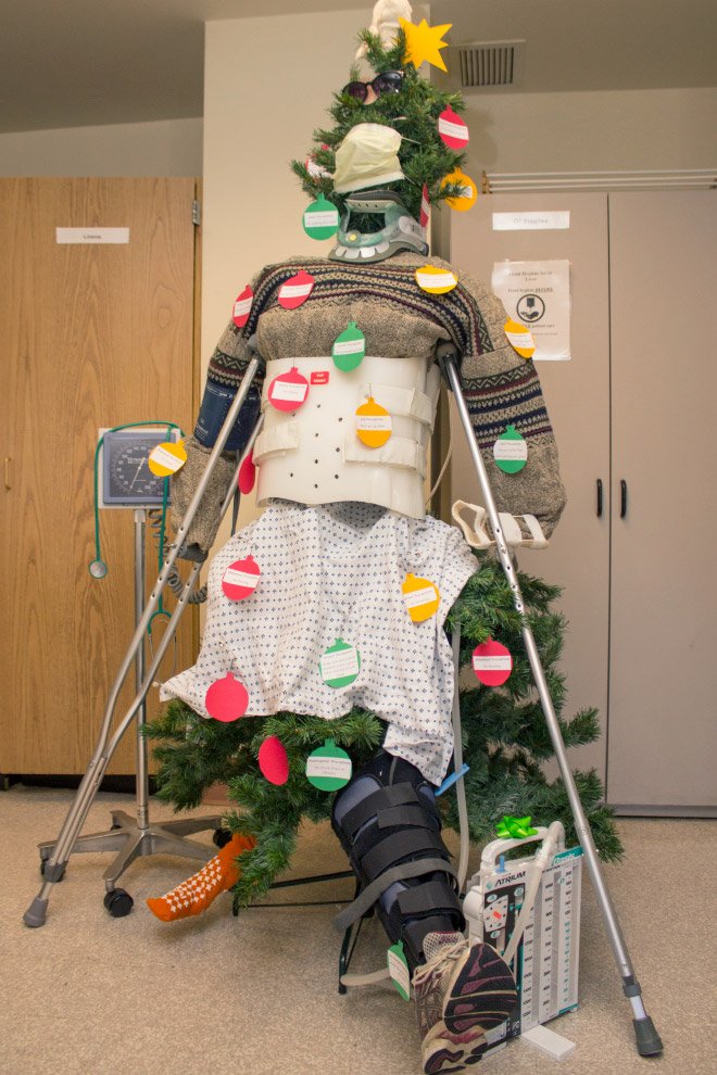 Zdjęcie 13 ozdób świątecznych w szpitalach – dodają otuchy chorym! #10