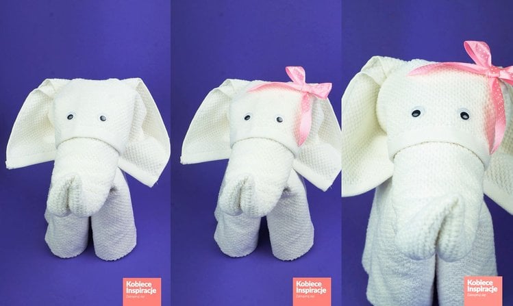 Zdjęcie Słonie z ręczników - Idealne na ślub lub rocznicę #6