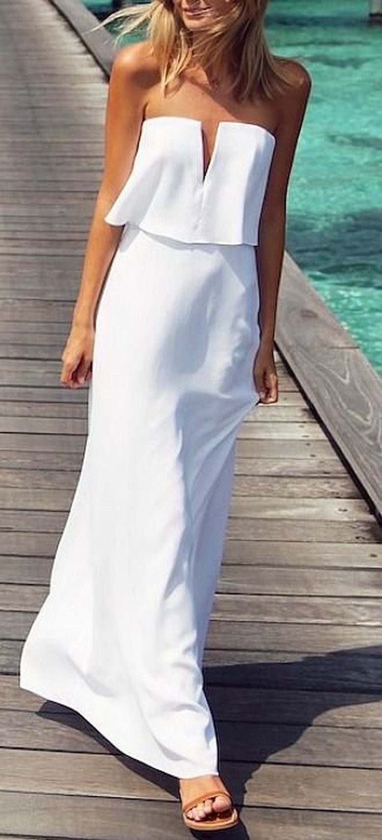 Elegancka Sukienka Biała