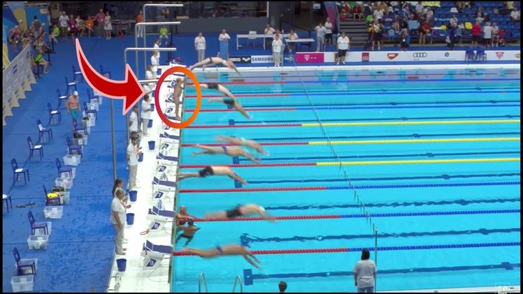 Zdjęcie Piękny gest hiszpańskiego pływaka, za który został on zdyskwalifikowany #1