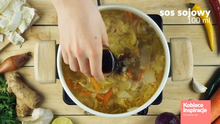 Zdjęcie Chińska zupa z kapusty - Prosta i szybka! #12