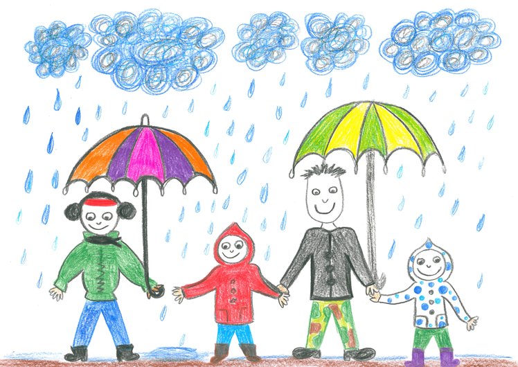 Zdjęcie Psychotest: narysuj postać w deszczu i dowiedz się więcej o swoich prawdziwych cechach! #1