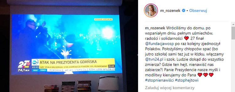 Zdjęcie Komentarze gwiazd po ataku na prezydenta Adamowicza #1