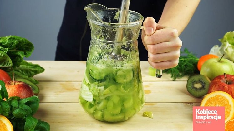 Zdjęcie Zielony koktajl z sałatą - Pij na zdrowie! #7