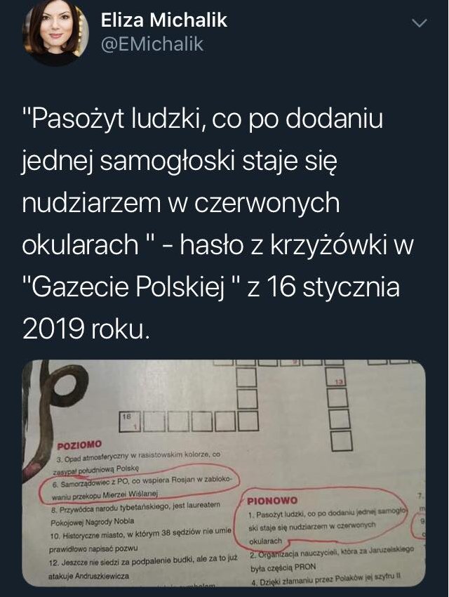 Zdjęcie Owsiak porównany w krzyżówce „Gazety Polskiej” do pasożyta! #1