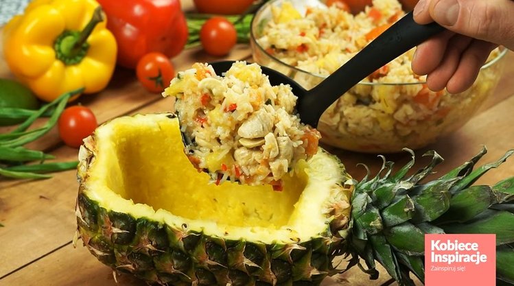 Zdjęcie Smażony ryż z ananasem #9