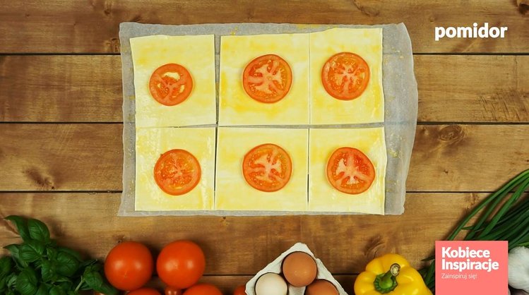Zdjęcie Francuskie ciastka z pomidorami - HIT na imprezę #3
