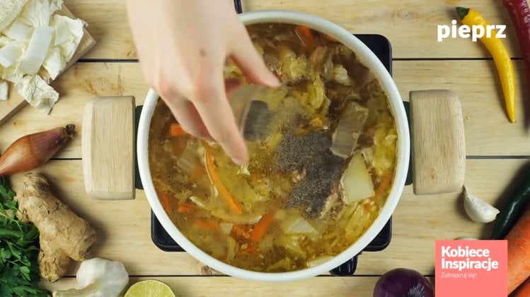 Zdjęcie Chińska zupa z kapusty - Prosta i szybka! #13