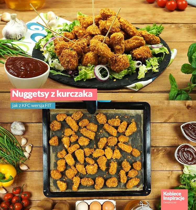 Zdjęcie Nuggetsy z kurczaka - jak z KFC wersja FIT #8